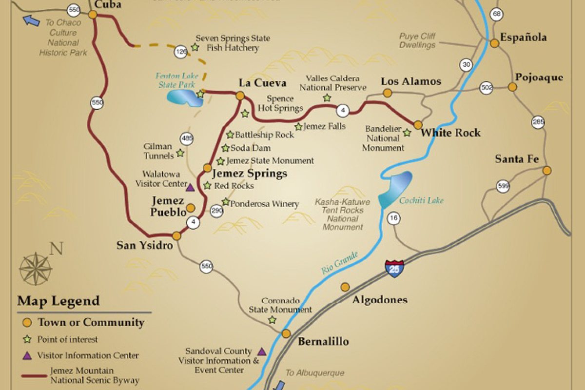 Maps Jemez Springs